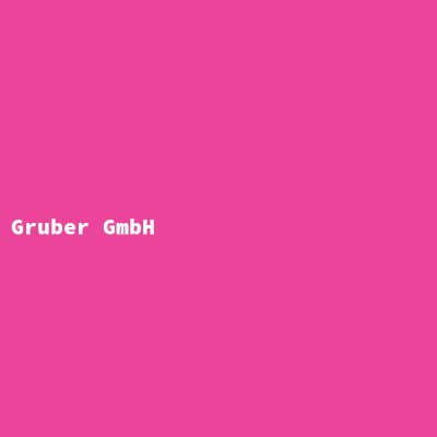 Hersteller: Gruber GmbH