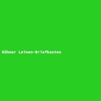 K&uuml;hner Leinen-Briefkasten