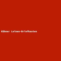 K&uuml;hner Leinen-Briefkasten