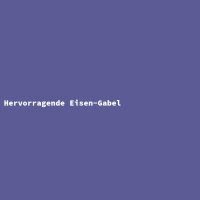 Hervorragende Eisen-Gabel