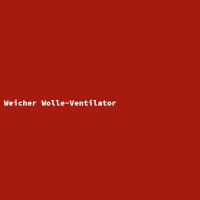 Weicher Wolle-Ventilator