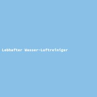 Lebhafter Wasser-Luftreiniger