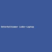 Entertaining Leather Laptop