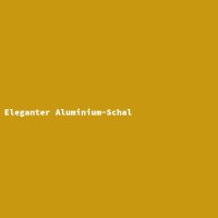 Eleganter Aluminium-Schal