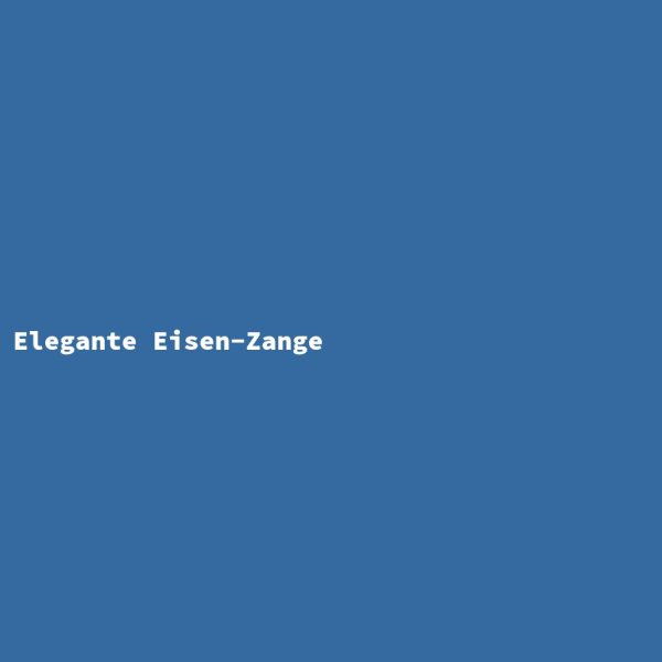 Elegante Eisen-Zange