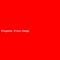 Elegante Eisen-Zange