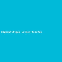 Eigenwilliges Leinen-Telefon