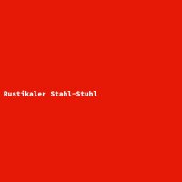 Rustikaler Stahl-Stuhl