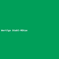 Wertige Stahl-M&uuml;tze