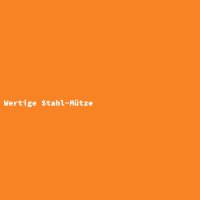 Wertige Stahl-M&uuml;tze