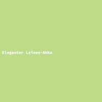 Eleganter Leinen-Akku