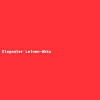 Eleganter Leinen-Akku