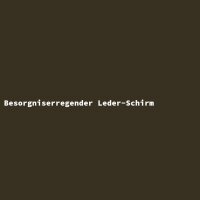 Besorgniserregender Leder-Schirm