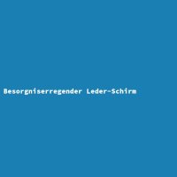 Besorgniserregender Leder-Schirm