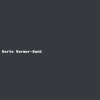 Harte Marmor-Bank