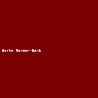 Harte Marmor-Bank