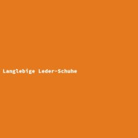 Langlebige Leder-Schuhe