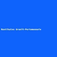 Rustikales Granit-Portemonnaie