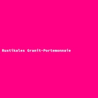 Rustikales Granit-Portemonnaie