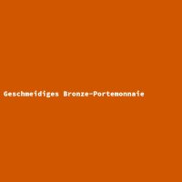 Geschmeidiges Bronze-Portemonnaie