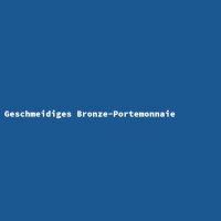 Geschmeidiges Bronze-Portemonnaie