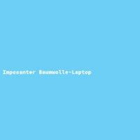 Imposanter Baumwolle-Laptop