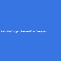 Reichhaltiger Baumwolle-Computer