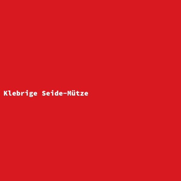 Klebrige Seide-M&uuml;tze