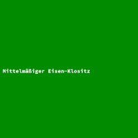Mittelm&auml;&szlig;iger Eisen-Klositz