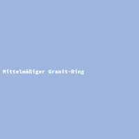 Mittelm&auml;&szlig;iger Granit-Ring