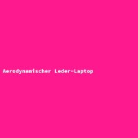 Aerodynamischer Leder-Laptop