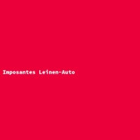 Imposantes Leinen-Auto