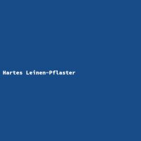 Hartes Leinen-Pflaster