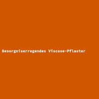 Besorgniserregendes Viscose-Pflaster