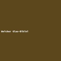 Weicher Glas-Bikini