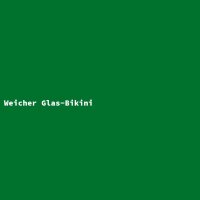 Weicher Glas-Bikini
