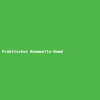 Praktisches Baumwolle-Hemd