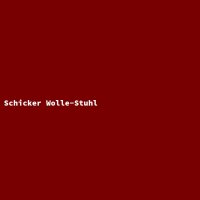 Schicker Wolle-Stuhl