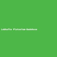 Lebhafte Plutonium-Badehose