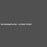 Aerodynamischer Leinen-Schal