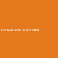 Aerodynamischer Leinen-Schal