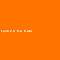Langlebige Glas-Tasche