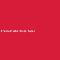 Ergonomische Eisen-Kanne