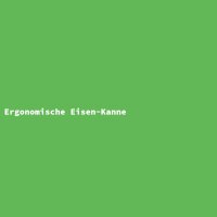 Ergonomische Eisen-Kanne