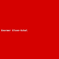 Enormer Eisen-Schal