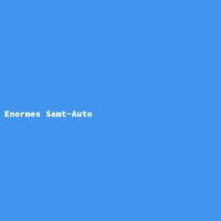 Enormes Samt-Auto