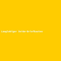 Langlebiger Seide-Briefkasten