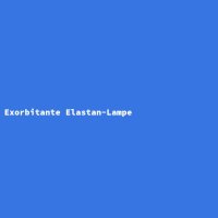 Exorbitante Elastan-Lampe