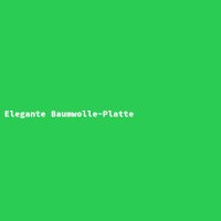 Elegante Baumwolle-Platte