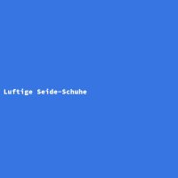 Luftige Seide-Schuhe
